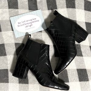 Embossed Booties